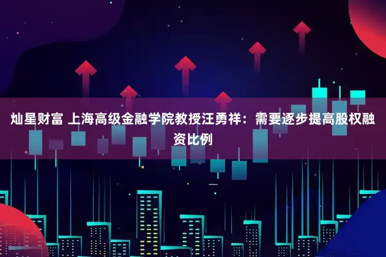 灿星财富 上海高级金融学院教授汪勇祥：需要逐步提高股权融资比例