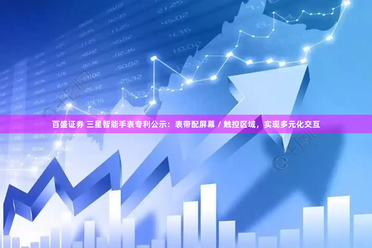 百盛证券 三星智能手表专利公示：表带配屏幕 / 触控区域，实现多元化交互